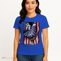 Day Of Independence Us Flag Paintball Funny Gift Women's T-Shirt thumb 4