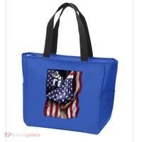 Day Of Independence Us Flag Paintball Funny Gift Tote Bag thumb 3
