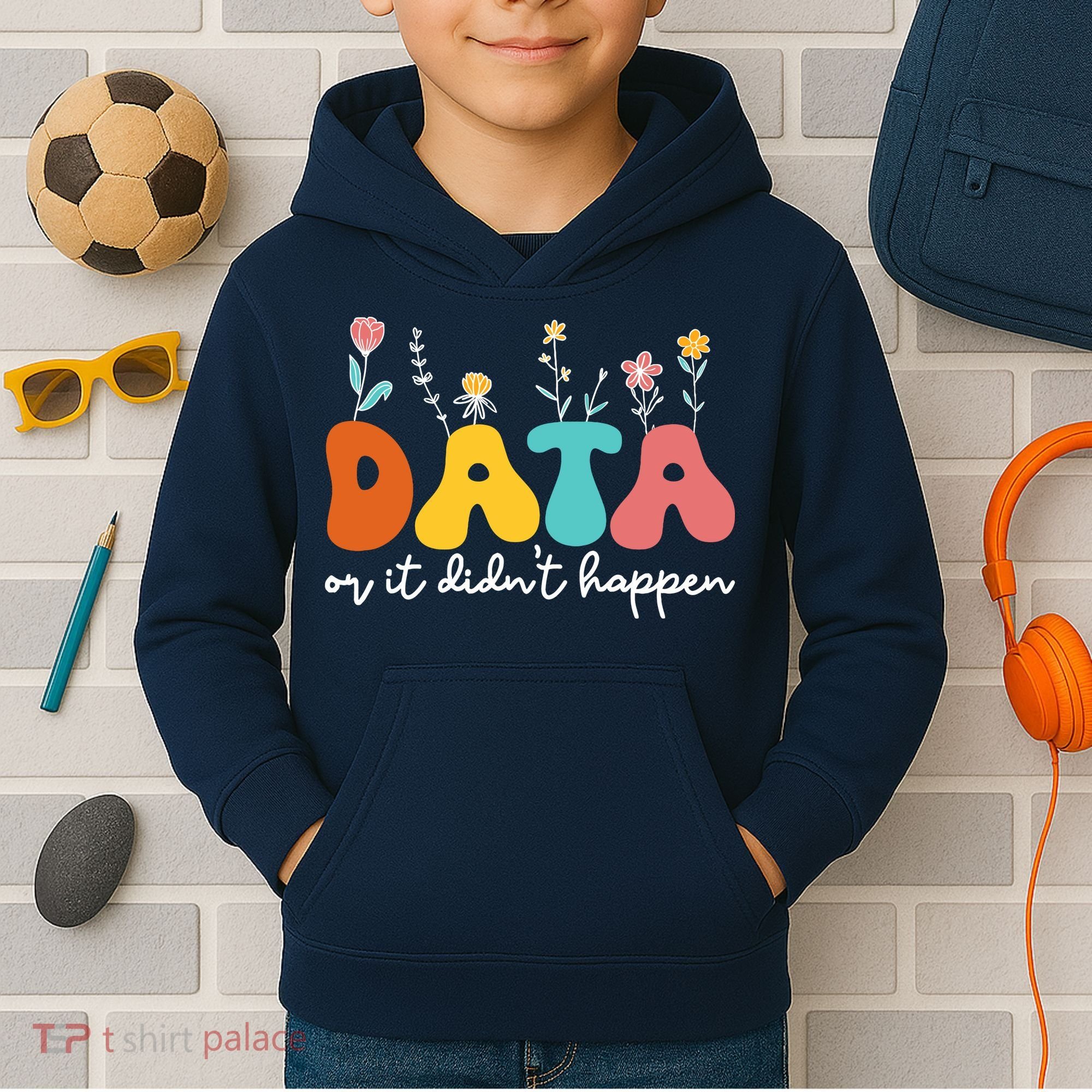 Data Or It DidnT Happen Behavior Analyst Aba Therapist Rbt Kids Hoodie