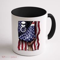 Day Of Independence Us Flag Sousaphone Tuba Meaningful Gift Coffee Mug thumb 1