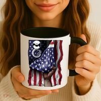 Day Of Independence Us Flag Sousaphone Tuba Meaningful Gift Coffee Mug thumb 3