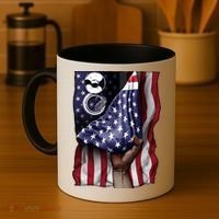 Day Of Independence Us Flag Sousaphone Tuba Meaningful Gift Coffee Mug thumb 4