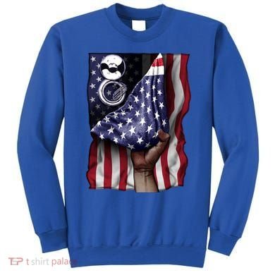 Day Of Independence Us Flag Sousaphone Tuba Meaningful Gift Sweatshirt