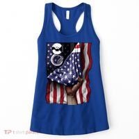 Day Of Independence Us Flag Sousaphone Tuba Meaningful Gift Women's Tank Top thumb 0