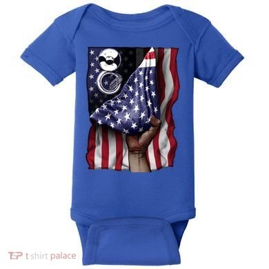 Day Of Independence Us Flag Sousaphone Tuba Meaningful Gift Baby Bodysuit