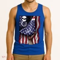 Day Of Independence Us Flag Sousaphone Tuba Meaningful Gift Tank Top thumb 3