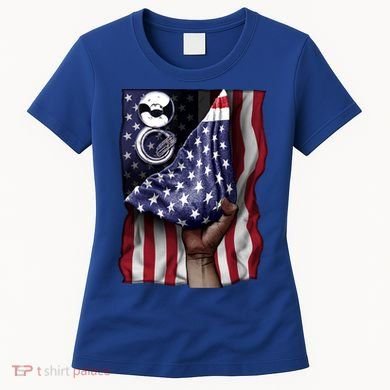 Day Of Independence Us Flag Sousaphone Tuba Meaningful Gift Women's T-Shirt