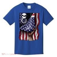 Day Of Independence Us Flag Sousaphone Tuba Meaningful Gift Kids T-Shirt thumb 0