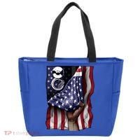 Day Of Independence Us Flag Sousaphone Tuba Meaningful Gift Tote Bag thumb 0