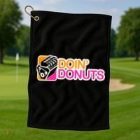 Doin' Donuts Golf Towel thumb 1
