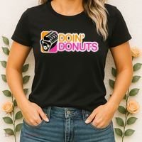Doin' Donuts Women's T-Shirt thumb 2