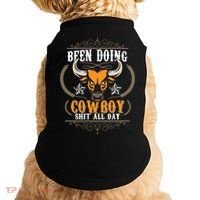 Doing Cowboy Shit All Day Doggie Tank thumb 0