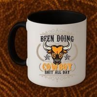 Doing Cowboy Shit All Day Coffee Mug thumb 2