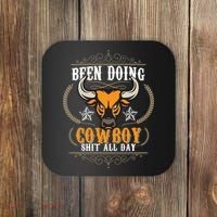 Doing Cowboy Shit All Day Coaster thumb 0