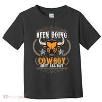 Doing Cowboy Shit All Day Toddler T-Shirt thumb 0