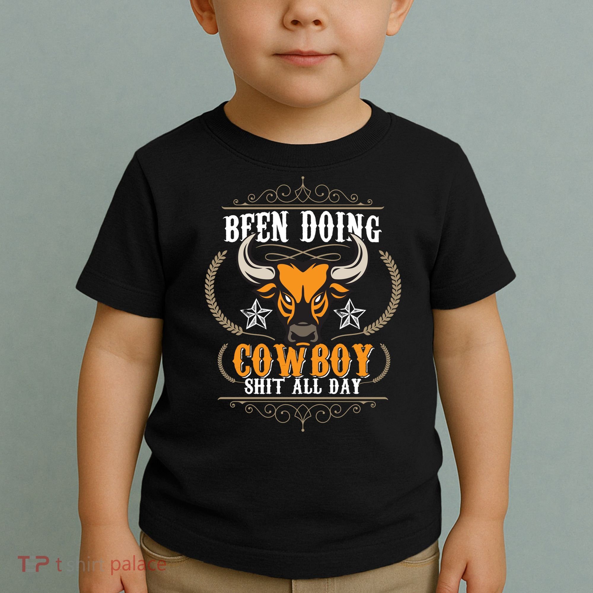 Doing Cowboy Shit All Day Toddler T-Shirt