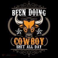 Doing Cowboy Shit All Day Toddler T-Shirt thumb 4