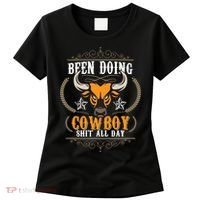 Doing Cowboy Shit All Day Women's T-Shirt thumb 0