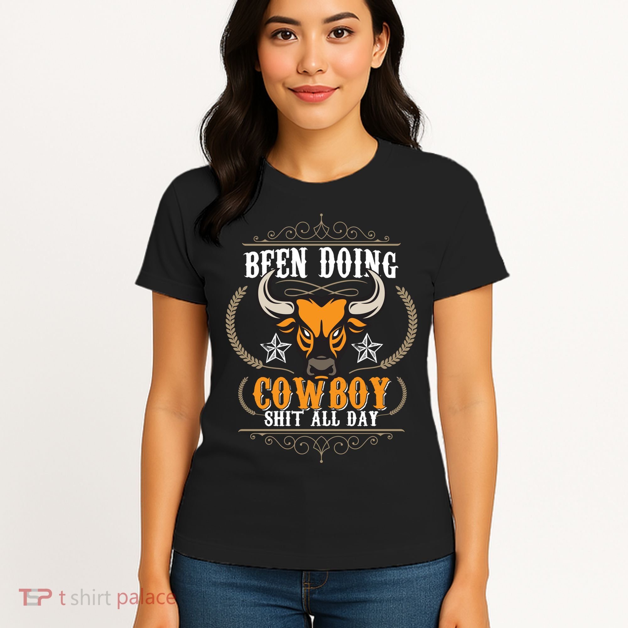 Doing Cowboy Shit All Day Women's T-Shirt