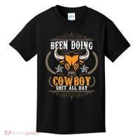 Doing Cowboy Shit All Day Kids T-Shirt thumb 0