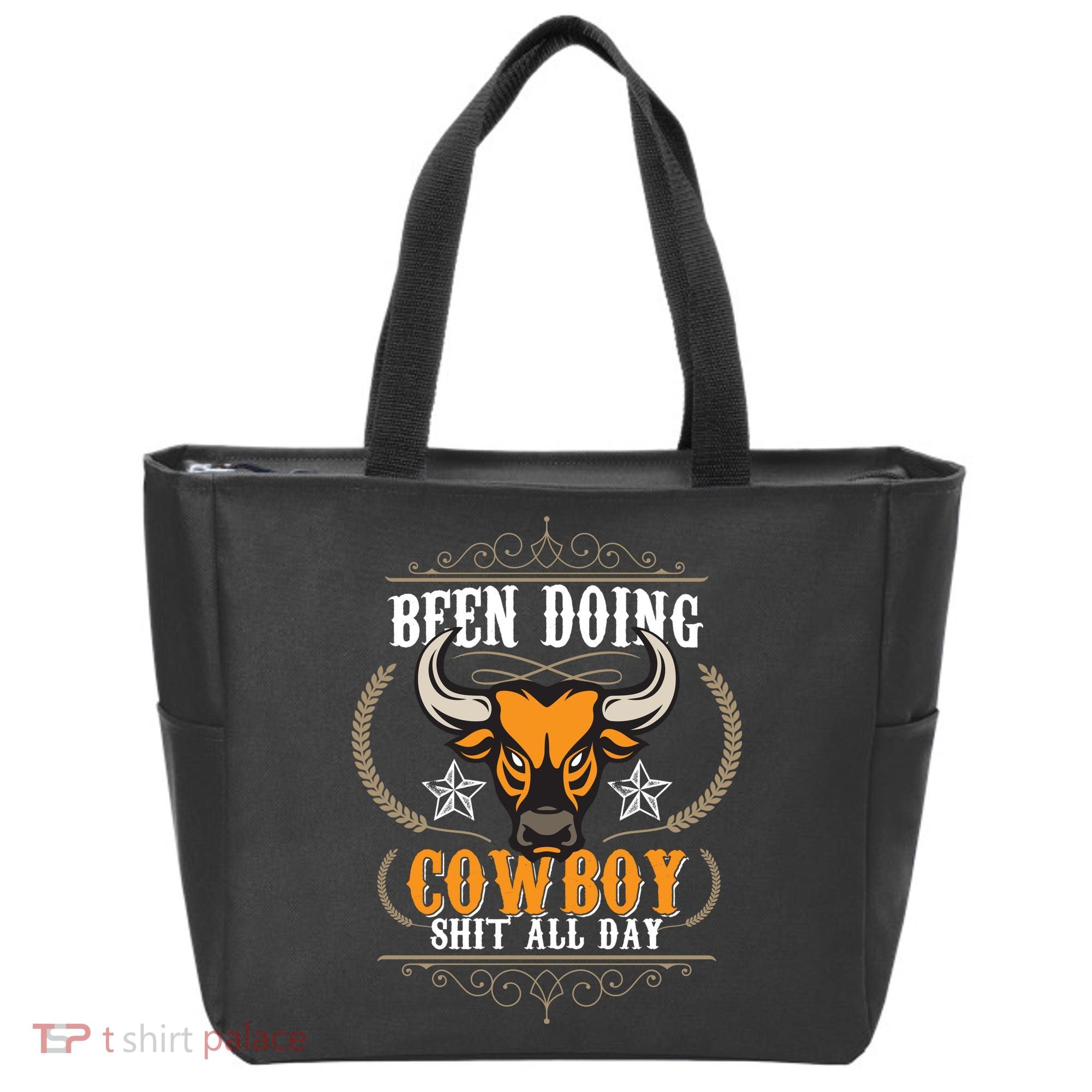 Doing Cowboy Shit All Day Tote Bag