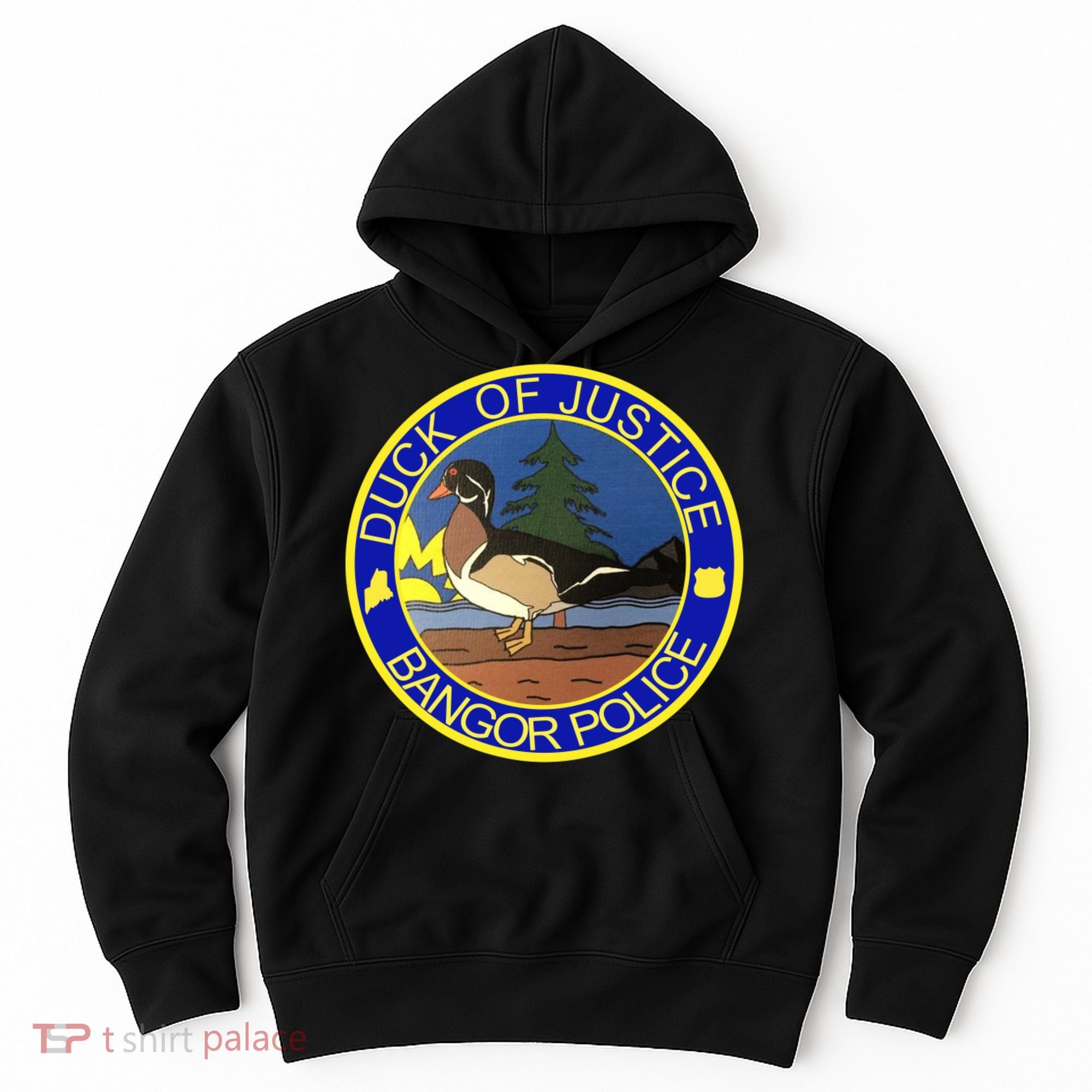 Duck Of Justice Bangor Police Hoodie