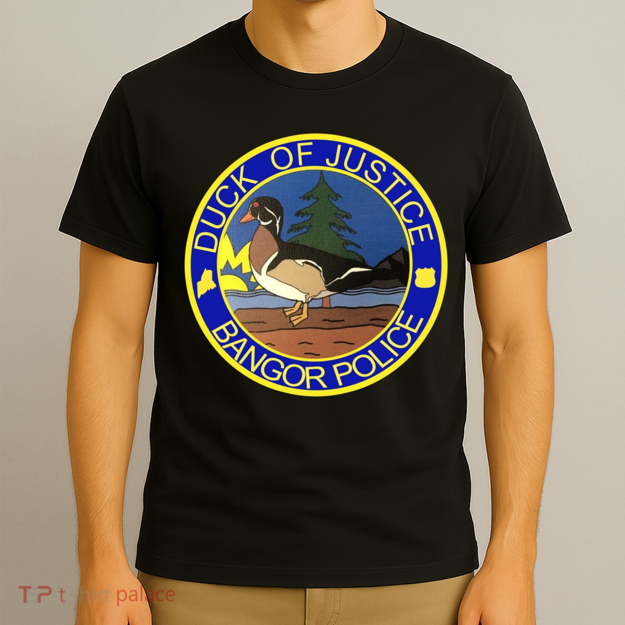 Duck Of Justice Bangor Police T-Shirt