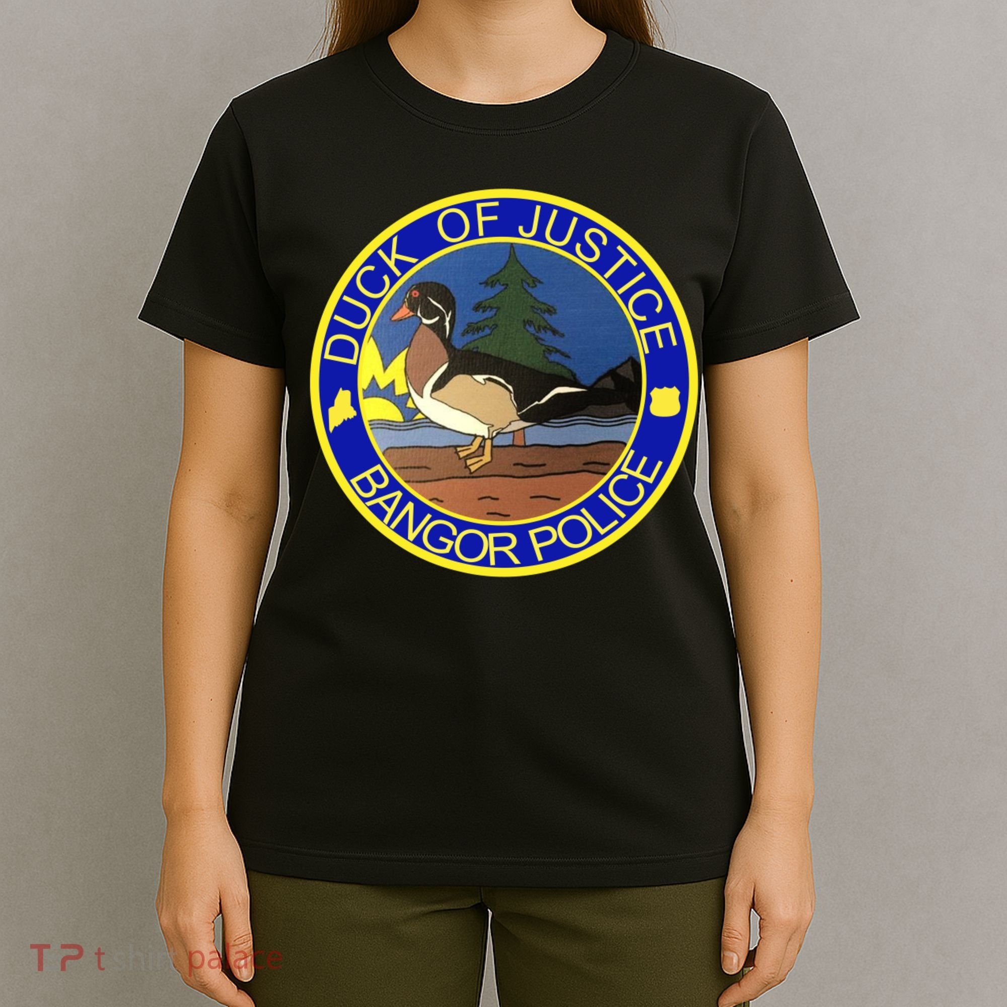 Duck Of Justice Bangor Police T-Shirt