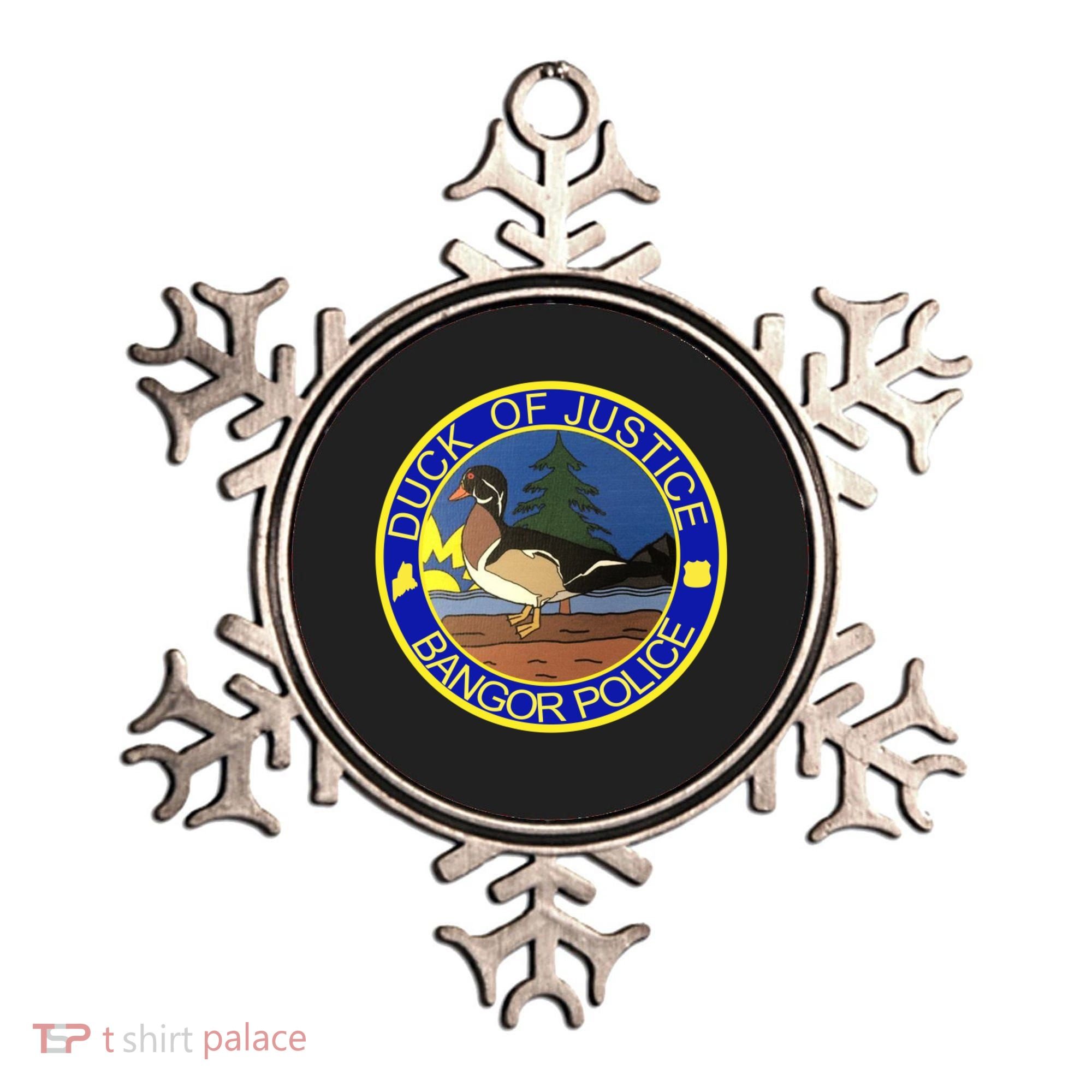 Duck Of Justice Bangor Police Ornament