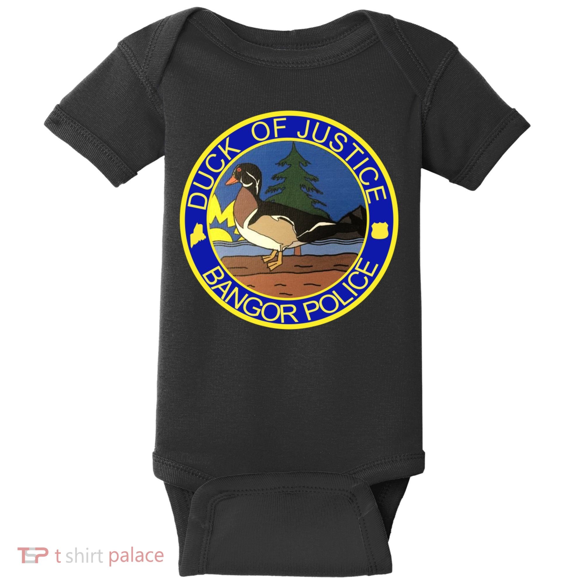 Duck Of Justice Bangor Police Baby Bodysuit