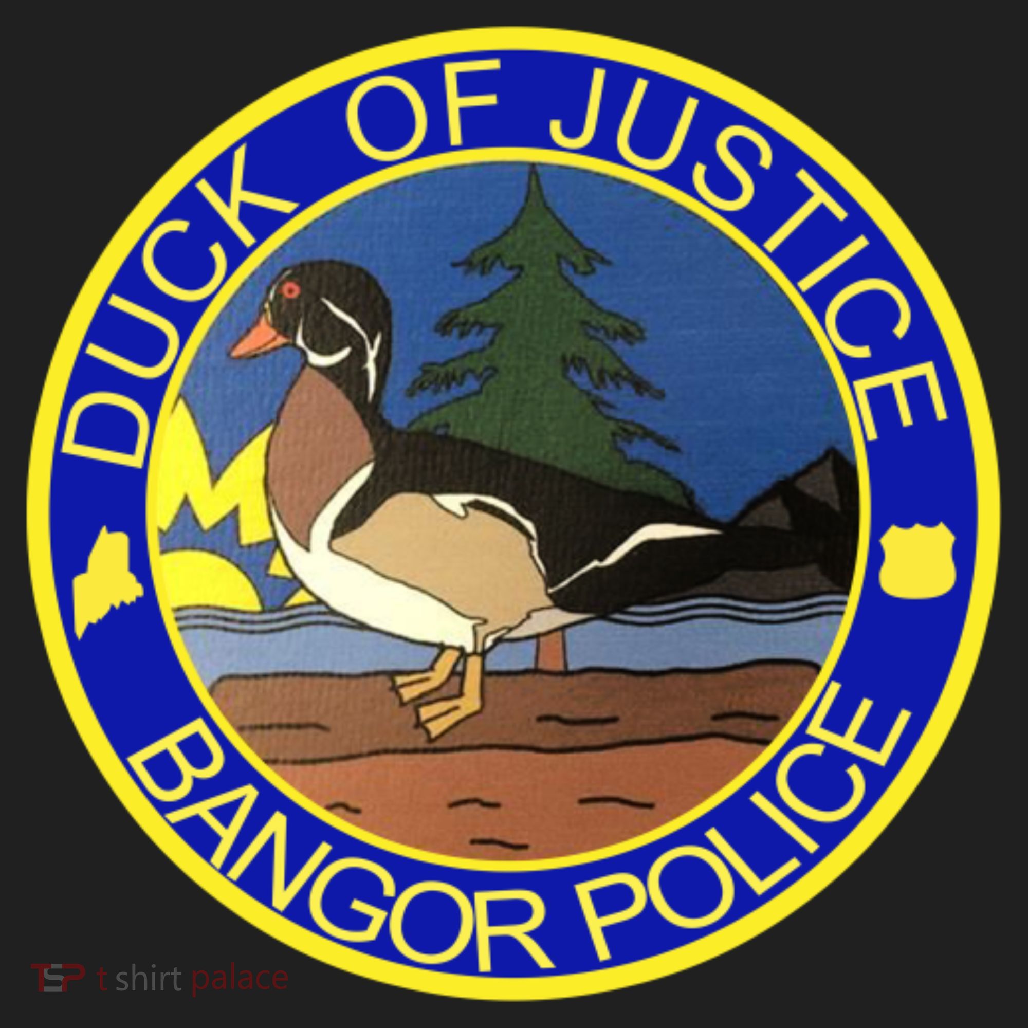 Duck Of Justice Bangor Police Hat