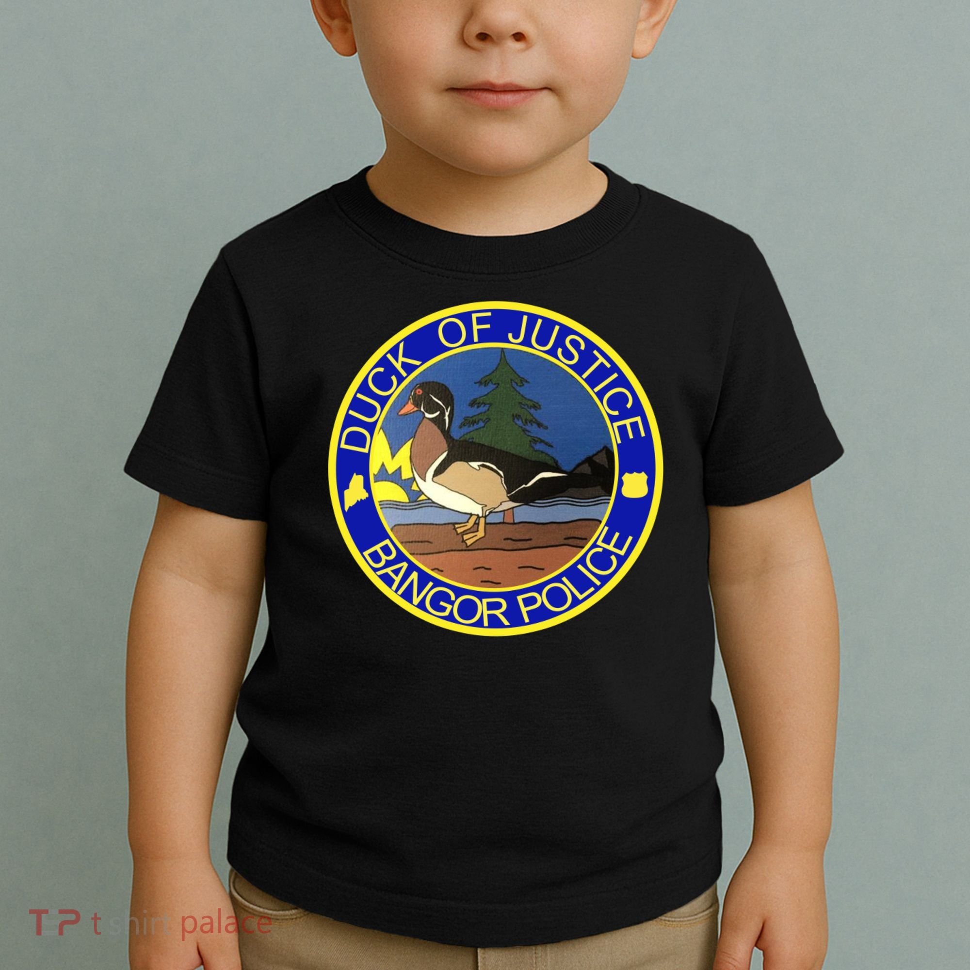 Duck Of Justice Bangor Police Toddler T-Shirt