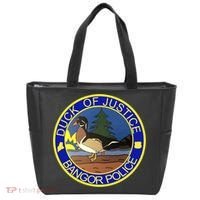 Duck Of Justice Bangor Police Tote Bag thumb 0