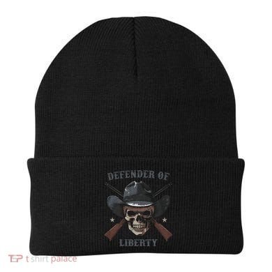 Defender Of Liberty Skull Beanie