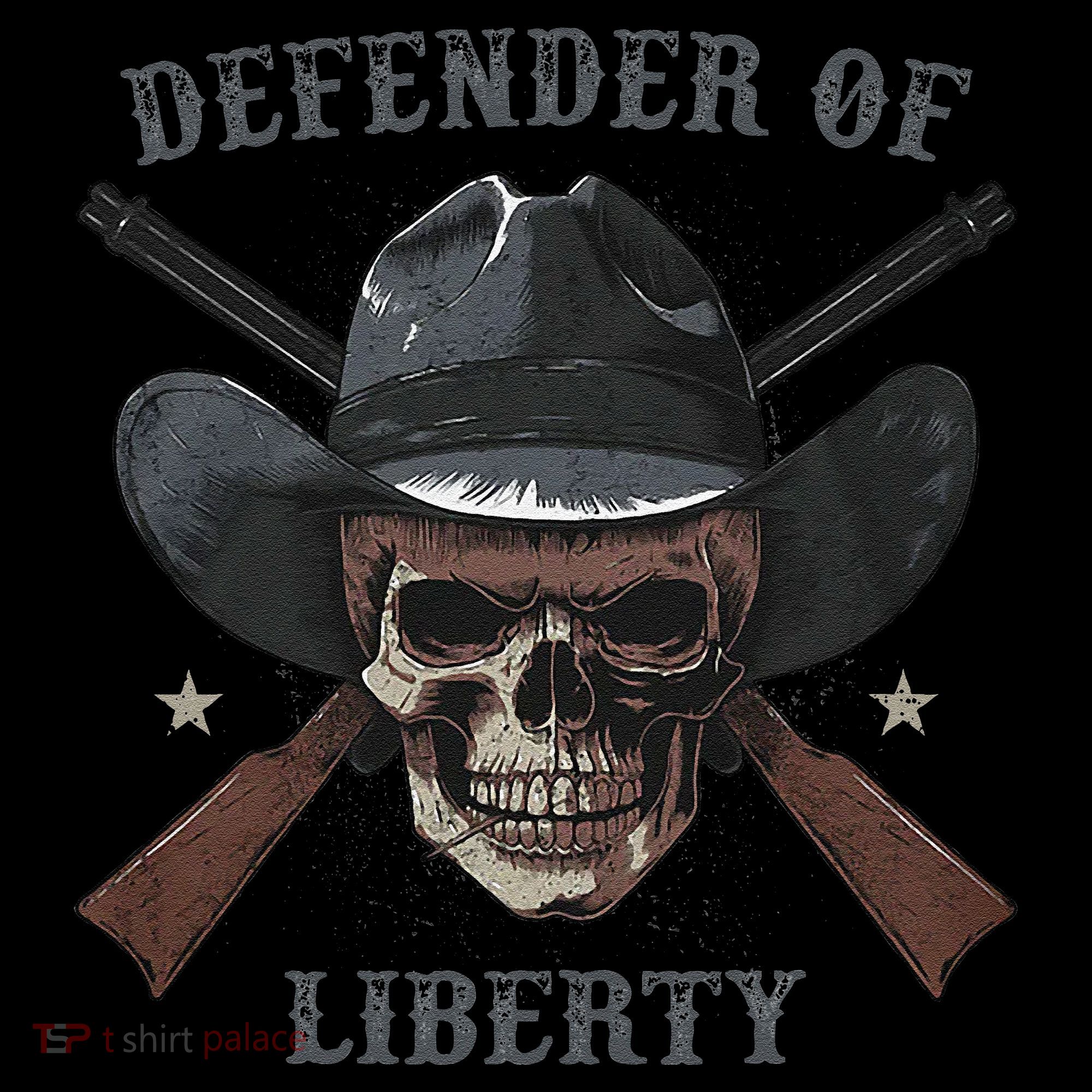 Defender Of Liberty Skull Coaster