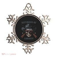 Defender Of Liberty Skull Ornament thumb 0