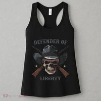 Defender Of Liberty Skull Women's Tank Top thumb 3