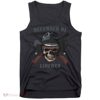 Defender Of Liberty Skull Tank Top