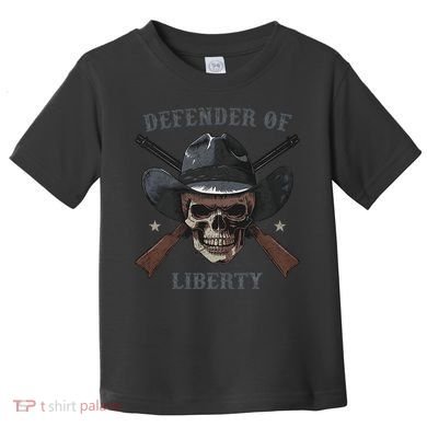 Defender Of Liberty Skull Toddler T-Shirt
