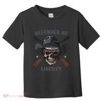 Defender Of Liberty Skull Toddler T-Shirt thumb 0