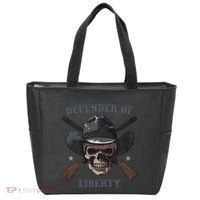 Defender Of Liberty Skull Tote Bag thumb 0