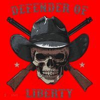 Defender Of Liberty Skull Santa Hat thumb 1