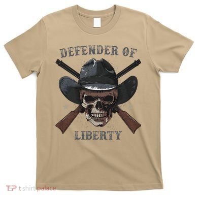 Defender Of Liberty Skull T-Shirt