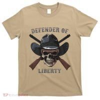 Defender Of Liberty Skull T-Shirt thumb 0