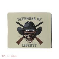 Defender Of Liberty Skull Mousepad thumb 0