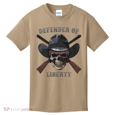 Defender Of Liberty Skull Kids T-Shirt