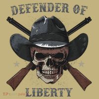 Defender Of Liberty Skull Kids T-Shirt thumb 2