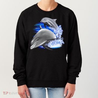 Dolphins Jumping Women's Sweatshirt