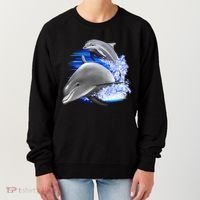 Dolphins Jumping Women's Sweatshirt thumb 0