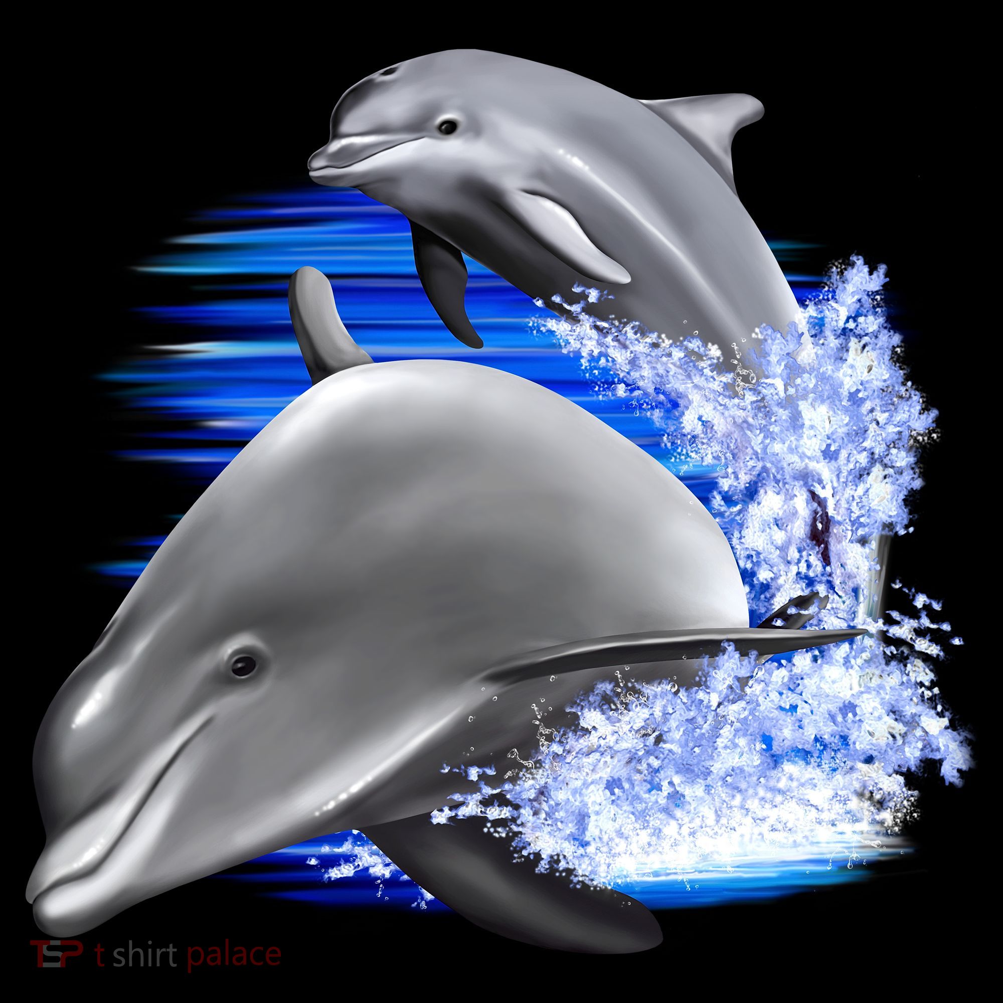Dolphins Jumping Backpack